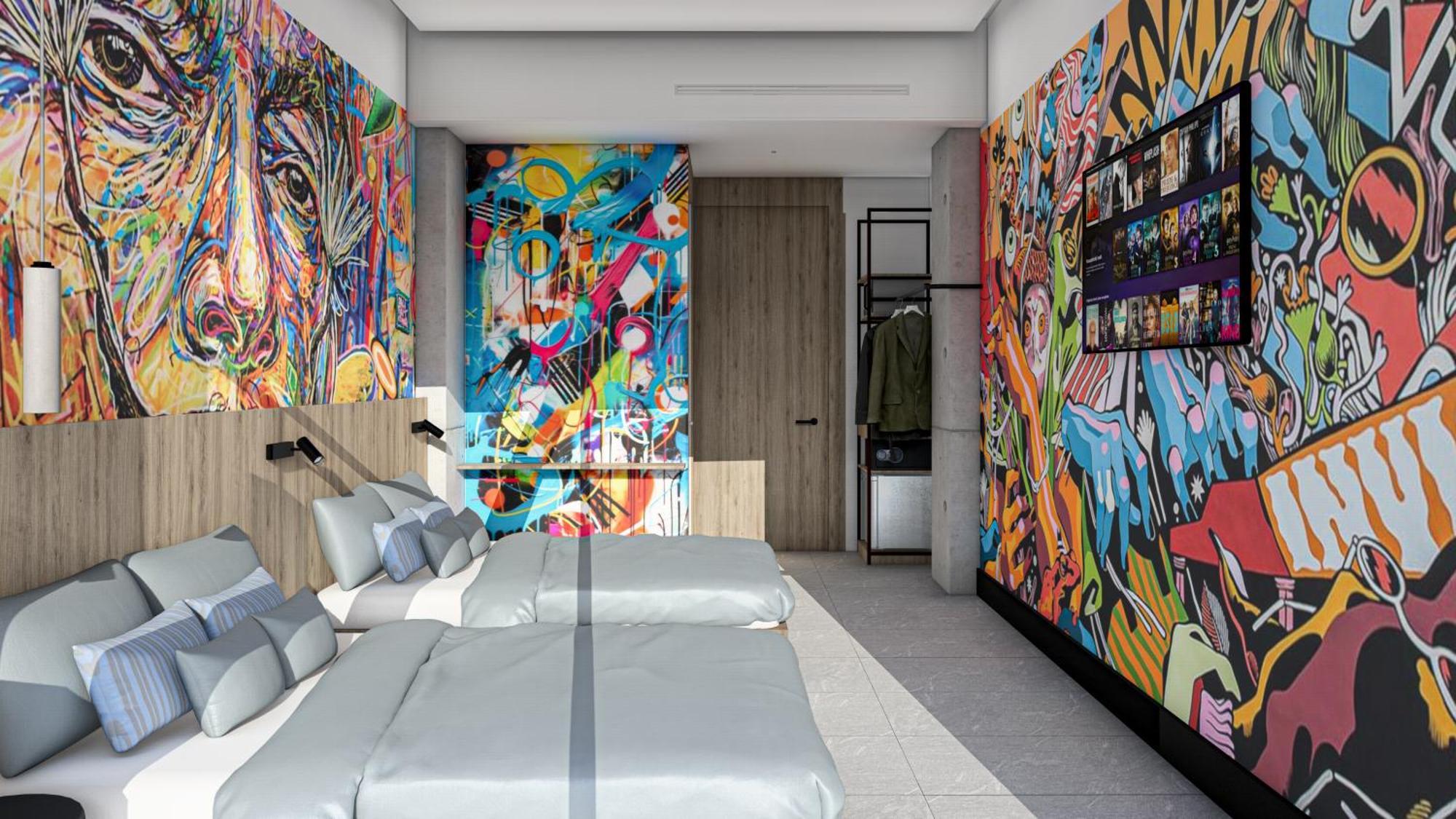 Street Art Hotel Roma Mexico City Exterior photo
